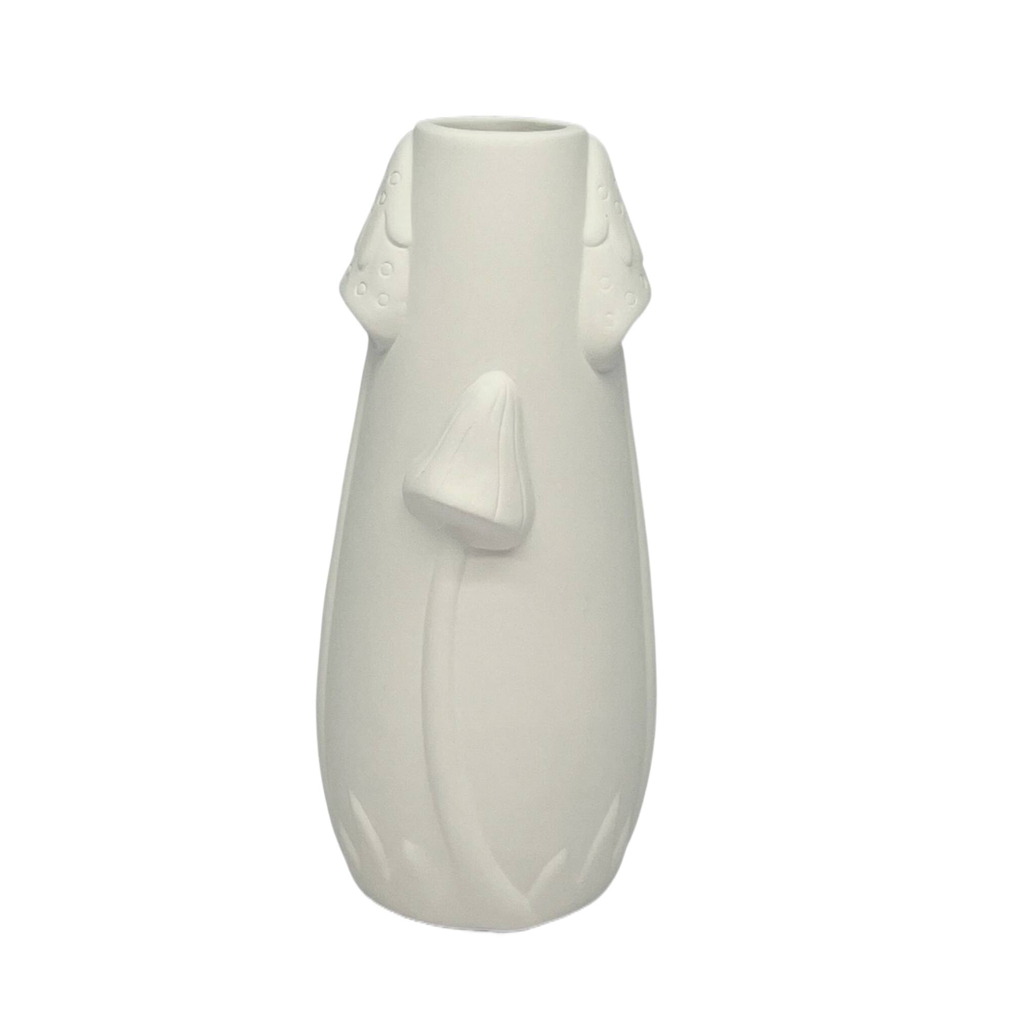 7.25" DIY Ceramic Mushroom Vase by Make Market®